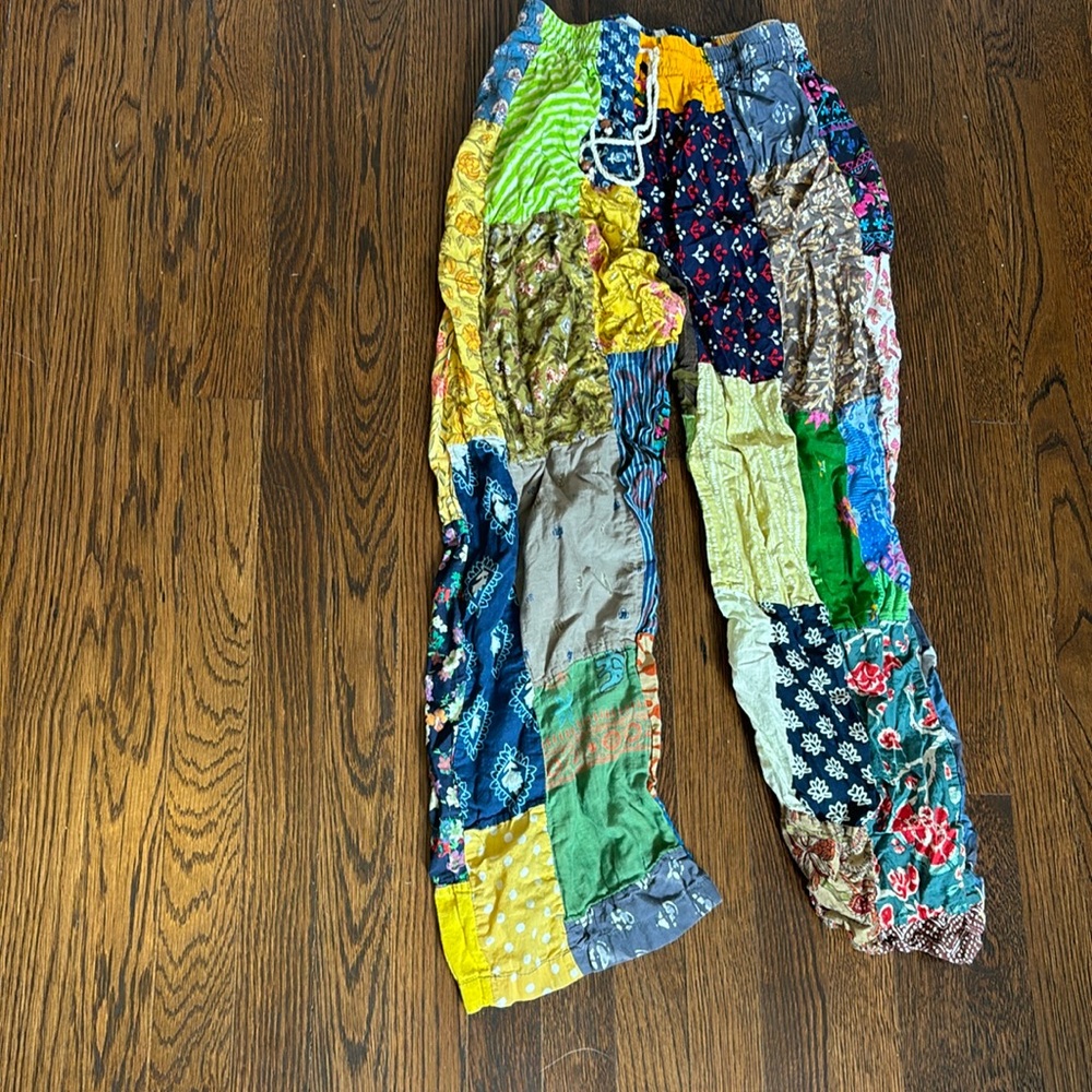 patchwork pants